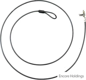 Noble Locks Scissor Lock with Barrel Key - Steel Cable NS04T - Picture 1 of 1