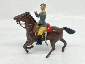 Confederate Cavalry Man By Britains (N Yel 376) Depose, Repaint, Missing Hand - Bild 1 von 10