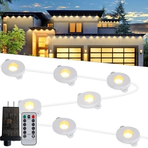 Permanent Christmas Outdoor Lights,50ft 36LED Eaves Lights with Remote,8 Mode... - Bild 1 von 7