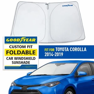 Front Auto Windshield Cover Car Windshield Sun Shade for 14-19 Toyota Corolla - Picture 1 of 8