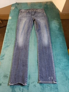 Citizens of Humanity Jeans Sz 27  Womens Blue Stretch Ava Low Rise Straight - Picture 1 of 16
