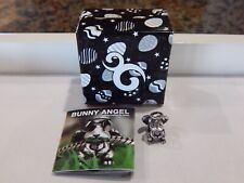 OHM BEADS BOTM Bunny Angel Bead AAX027 + Box & Brochure RARE Cute (ONE BEAD) NEW