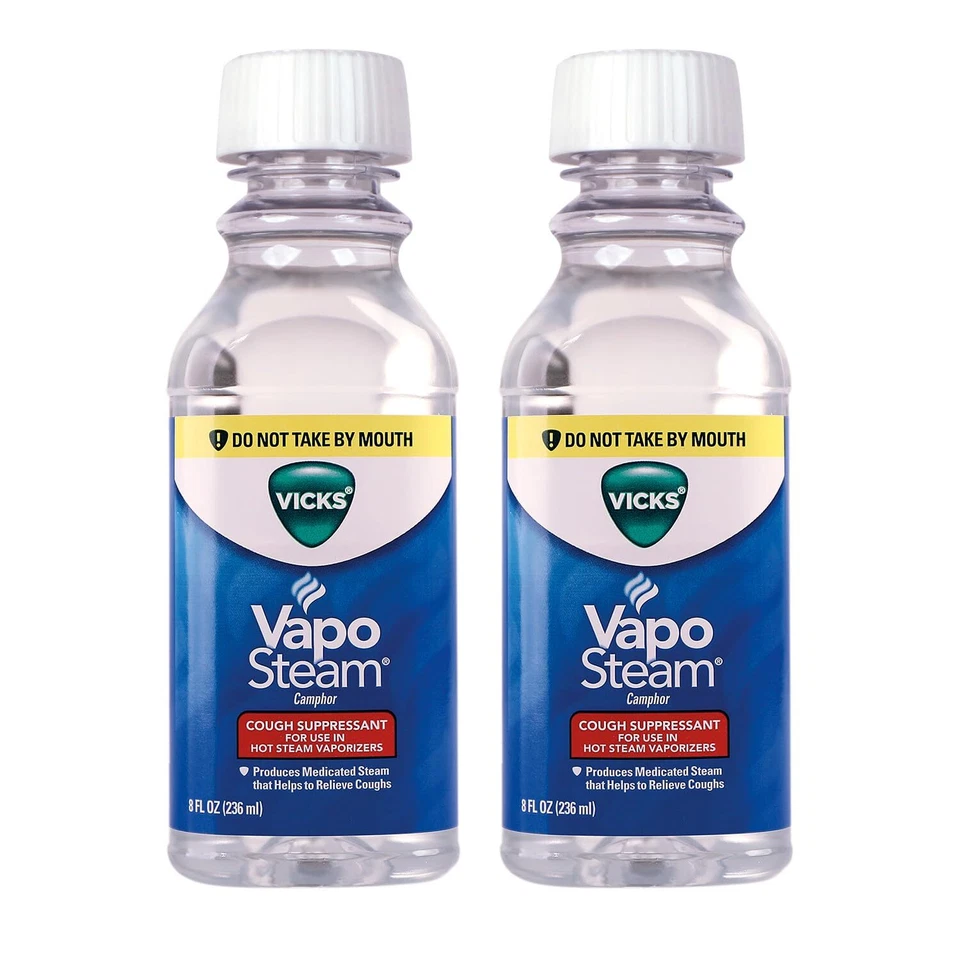 Vicks VapoSteam Clear Medication 2 Pack for Warm Mist Vaporizers 80 Characters - Image 1 of 4