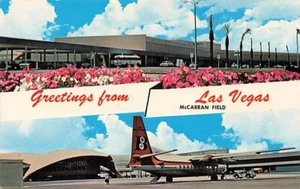 Postcard McCarran Field Airport Las Vegas NH1 - Picture 1 of 2