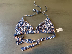 NUEVO Colorido Forrado L ESPACIO Traje de Baño Bikini Top Talla XS - Imagen 1 de 2
