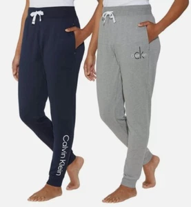 (Brand New with Tags) Two Pack Calvin Klein Ladies' French Terry Jogger - Picture 1 of 13