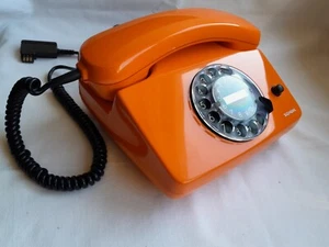 80er Telefon SIEMENS Masterset 113 Orange mit Funktion/TAE-Stecker - Photo 1/11