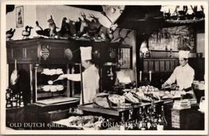 c1950s AMSTERDAM, Holland Netherlands Postcard "OLD DUTCH GRILL ROOM - ASTORIA" - Picture 1 of 2