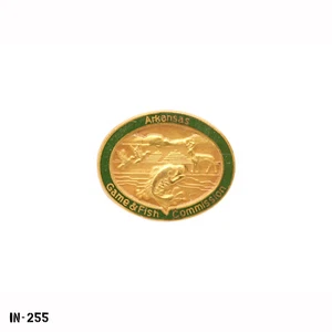 Vintage Arkansas Game & Fish Commission Lapel ~ Hat Pin ~ Gemsco ~ USA ~ NEW - Picture 1 of 3