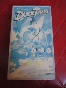 BLOCKBUSTER Vintage DISNEY'S DUCK TALES Accidental Adventures VHS MOVIE- 1980's - Picture 1 of 2