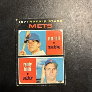 #83 Tim Foli Randy Bobb New York Mets rookies￼    1971 Topps Cb26-6