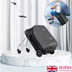 Ride on Suitcase 20 inch Baby Sitting on Trolley Tavel Bag Suitcase Luggage - Picture 1 of 11