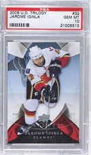 2008-09 Upper Deck Trilogy Jarome Iginla #32 PSA 10 GEM MT HOF