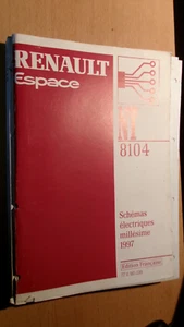Schémas électriques Renault ESPACE 3 - 1997 - NT8104 - Bild 1 von 1