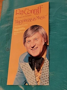 Ray Conniff Glück ist Musik 1976 Harrah's Reno Promi Postkarte groß - Bild 1 von 3