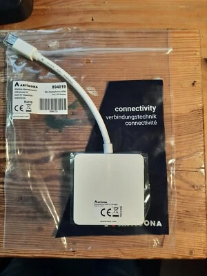 Articona Mini DisplayPort auf DisplayPort, HDMI und DVI Konverter 894019 NEU - Bild 1 von 4