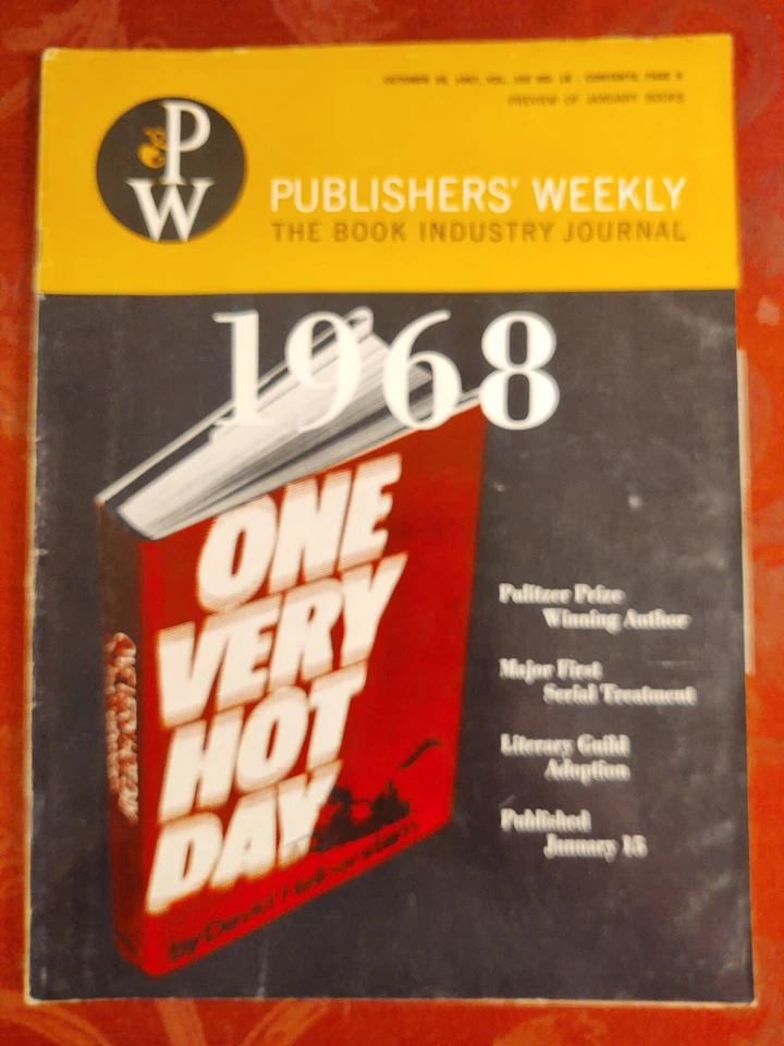 PUBLISHERS WEEKLY Book Industry October 30 1967 Max Knight David Halberstam - Image 1 of 1