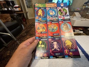NEW BURGER KING POKEMON UNCUT SHEETS CARDS ” NUMBER 10 “ WITH CHARIZARD & MEW ! - Picture 1 of 3