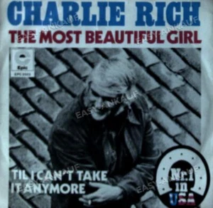 Charlie Rich - The Most Beautiful Girl 7" (VG/VG) . - Picture 1 of 1