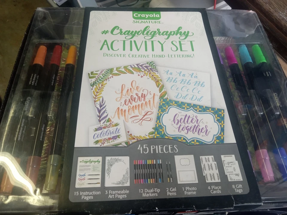 Crayola Signature Crayoligraphy Hand Lettering Art Set, Gift for Teens, Age 14+ - Image 1 of 1