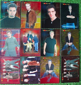 2000 Topps NSYNC Card Sticker Lot(12) Fatone Timberlake High Grade - Picture 1 of 3