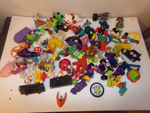 Vintage Verschiedenes Fast Food Essen Spielzeug gebraucht wie Menge 75 Stück #1 gebraucht - Bild 1 von 8