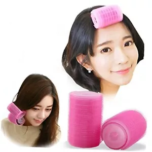 2PCS Double-Layer Bangs Hair Curlers Roller Hair Styling Tools, Pink - Picture 1 of 6