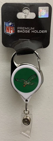 PHILADELPHIA EAGLES RETRO PREMIUM METAL RETRACTABLE ID BADGE HOLDER KEY CHAIN 🦅 Cover