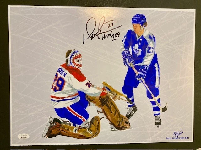 DARRYL SITTLER 12x16 HERMOSAMENTE FIRMADA IMPRESIÓN ARTÍSTICA CON CORTE Y CERTIFICADO DE AUTENTICIDAD DE JSA Foto 1 de 4