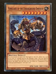 Vanguard of the Underground Emperor | POTE-EN081 | Común | 1a Edición | YuGiOh JCC - Imagen 1 de 3