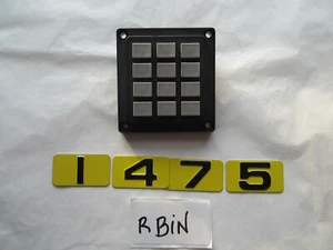 HONEYWELL SLP120A12-10 MICROSWITCH KEYPAD - Picture 1 of 5