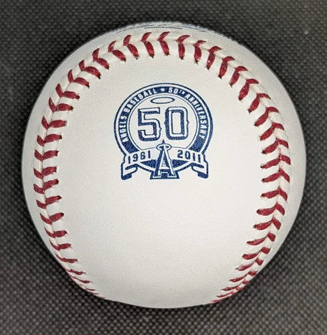 2011 Rawlings Angels 50th Anniversary official major league Baseball ROMLBLAA50 Cover
