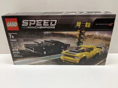 LEGO 75893 Speed Champions Dodge Challenger & 1970 Challenger R/T Box Shelf Wear - Image 1 of 2
