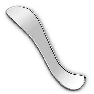 Edelstahl Gua Sha Werkzeug Muskel Massage Schaber für Rücken Beine Arme Nacken - Bild 1 von 7