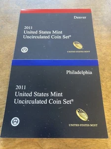 2011 P & D US Uncirculated Mint Set 28 Coin United States Philadelphia & Denver - Picture 1 of 4