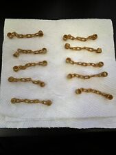 Lego Lot Of 20 Pearl Gold Chain, 5 Links (6 Studs Wide)