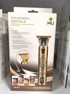TAGLIACAPELLI DIGITALE ELETTRICO RICARICABILE RASOIO PRECISIONE TRIMMER Type C - Foto 1 di 6
