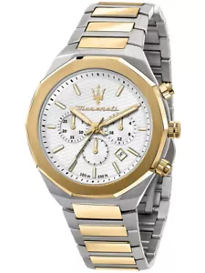 Maserati R8873642009 estilos cronógrafo reloj para hombres 45 mm 10ATM - Imagen 1 de 4