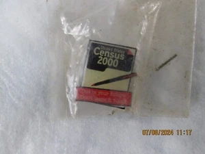 Census 2000 Pin In Bag New - Picture 1 of 6