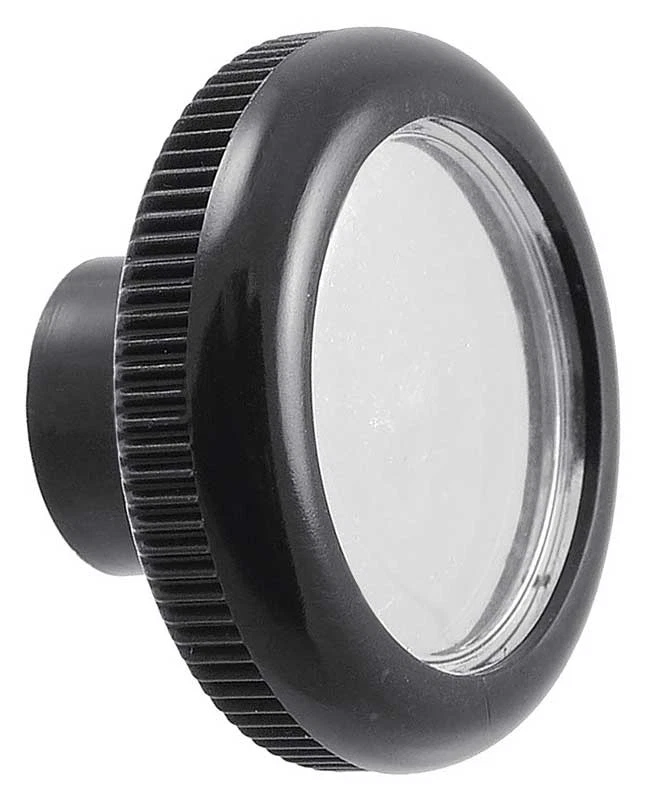 Camión Ford serie F 1968-72/1968-77 Bronco; perilla de radio de eje dividido; negro con Foto 1 de 1