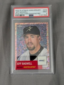 Mini diamante Topps 2022 edición cromo platino Jeff Bagwell oro rosa... - Imagen 1 de 5
