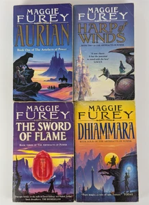 The Artefacts Of Power 1 2 3 4 Maggie Furey Auiran Harp of Winds Sword of Flames - Picture 1 of 17