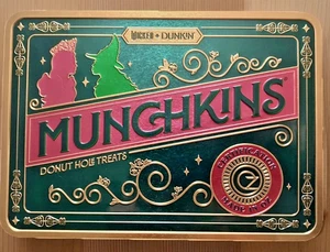 WICKED DUNKIN DONUTS MUNCHKIN TIN -- GLINDA & ELPHABA IN PINK & GREEN -- NEU 2025 - Bild 1 von 5