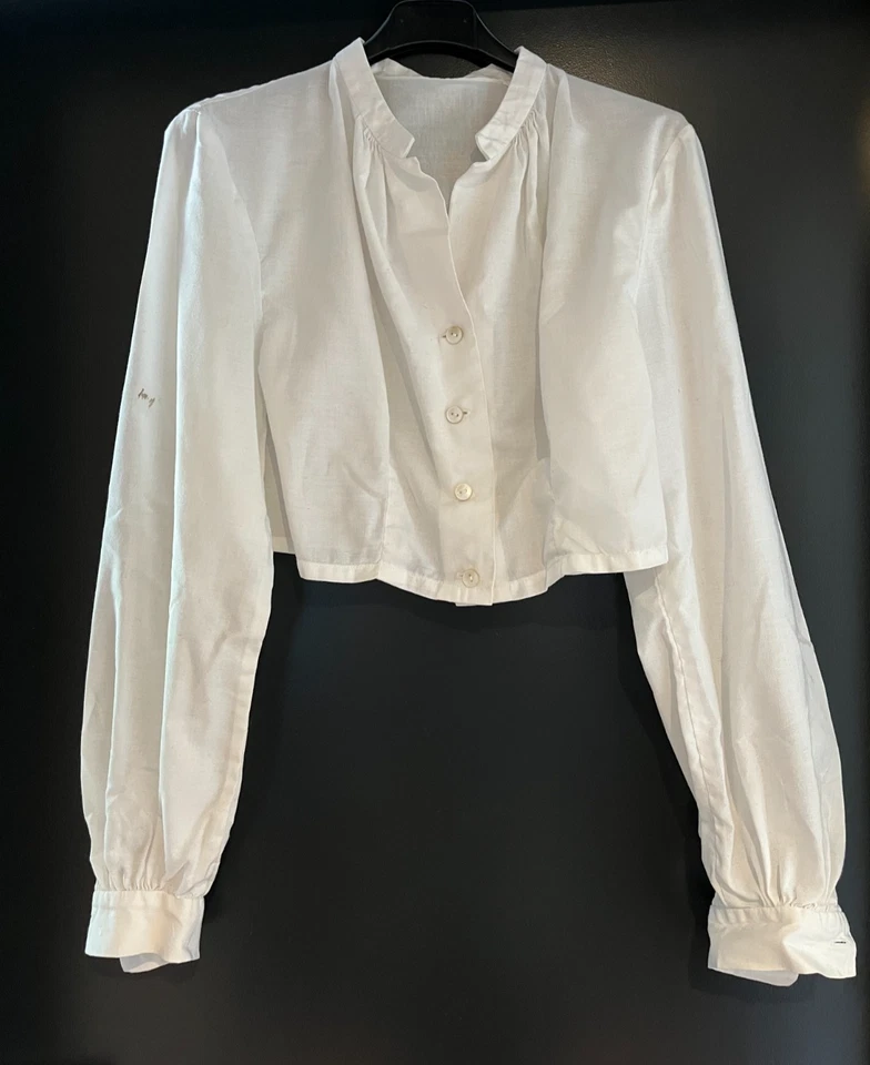 Damen Trachten Dirndl Bluse langarm weiß ca. Gr. 40 - Bild 1 von 3