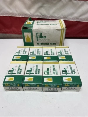 Lote de 8 condensadores NOS Filko FO-216 Foto 1 de 4