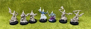 Warhammer 40k: Chaos Space Marines - Chaos Cultists & Leader (7 Metal Models) GW - Picture 1 of 5