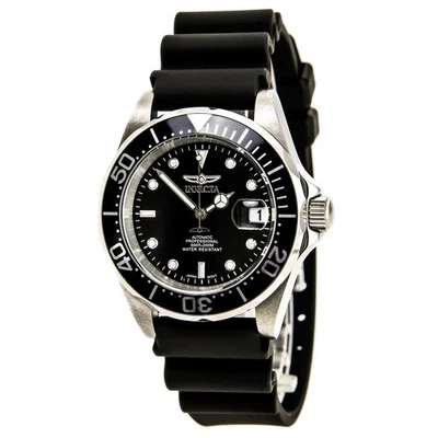 Reloj Hombre Invicta Pro Diver Caja Acero Inoxidable Automático Esfera Negra 9110 Foto 1 de 4