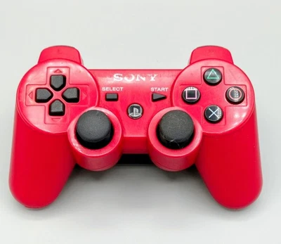 Sony Playstation 3 Dualshock 3 Sixaxis RED Controller CECHZC2U PS3 OEM - Image 1 of 2