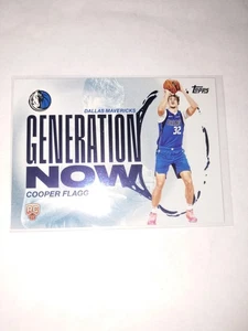 2025-26 Topps Cooper Flagg RC Generation Now Base #GN-1 Dallas Mavericks  - Bild 1 von 2