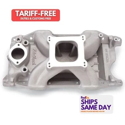 Edelbrock EDE2915 Single Plane Aluminum Intake Manifold fits Small Block Mopar  - Image 1 of 4